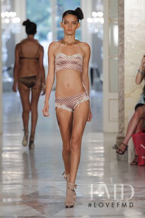 Wanessa Milhomem featured in  the Guillermina Baeza fashion show for Spring/Summer 2013