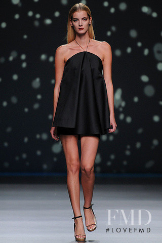 Denisa Dvorakova featured in  the AA de Amaya Arzuaga fashion show for Spring/Summer 2013