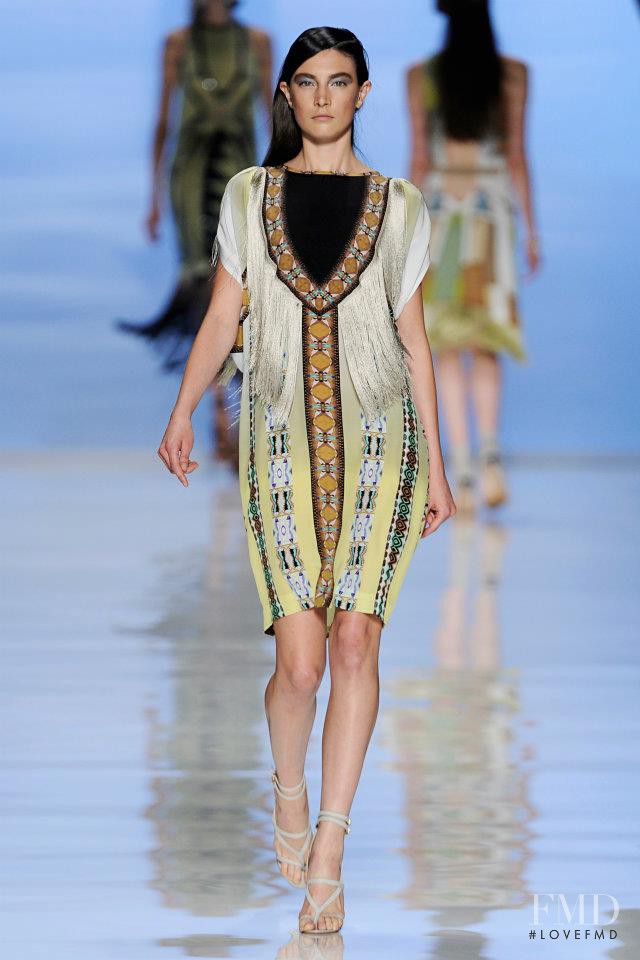 Jacquelyn Jablonski featured in  the Etro fashion show for Spring/Summer 2012