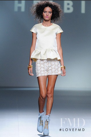 Wanessa Milhomem featured in  the Teresa Helbig fashion show for Spring/Summer 2013