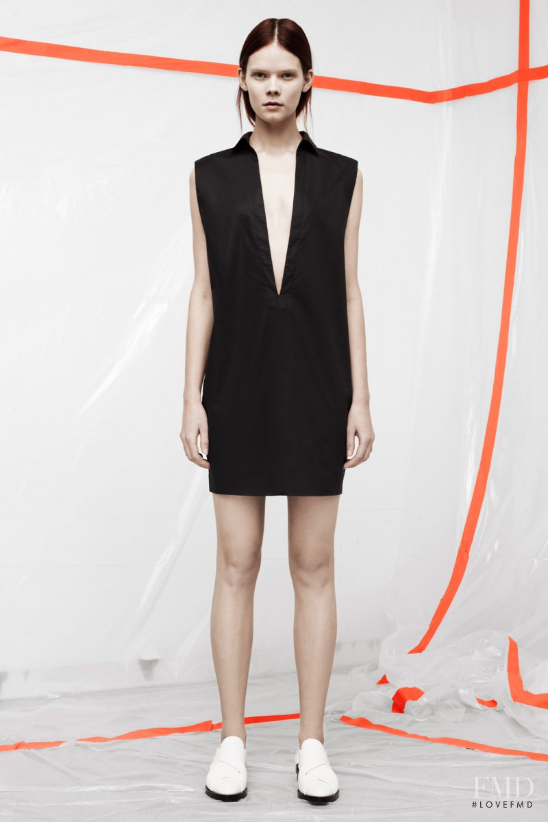 Irina Kravchenko featured in  the Alexander Wang fashion show for Pre-Fall 2014