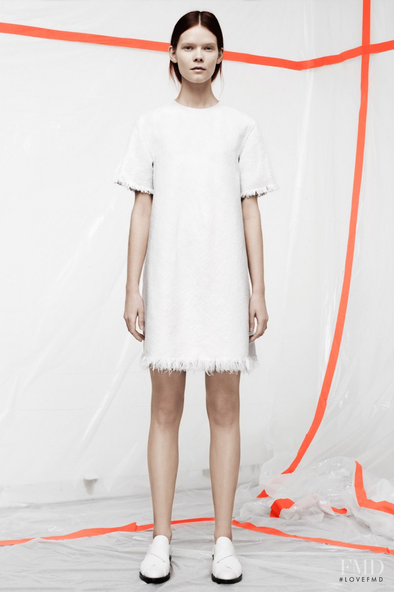 Irina Kravchenko featured in  the Alexander Wang fashion show for Pre-Fall 2014