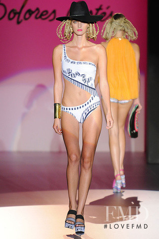 Denisa Dvorakova featured in  the Dolores Cortés fashion show for Spring/Summer 2013