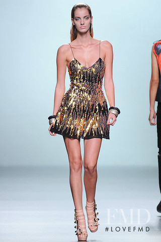 Denisa Dvorakova featured in  the Maria Escote fashion show for Spring/Summer 2013