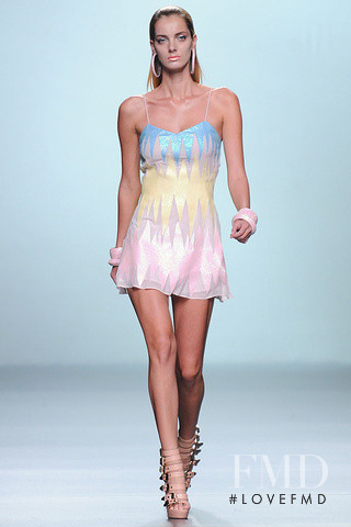 Denisa Dvorakova featured in  the Maria Escote fashion show for Spring/Summer 2013
