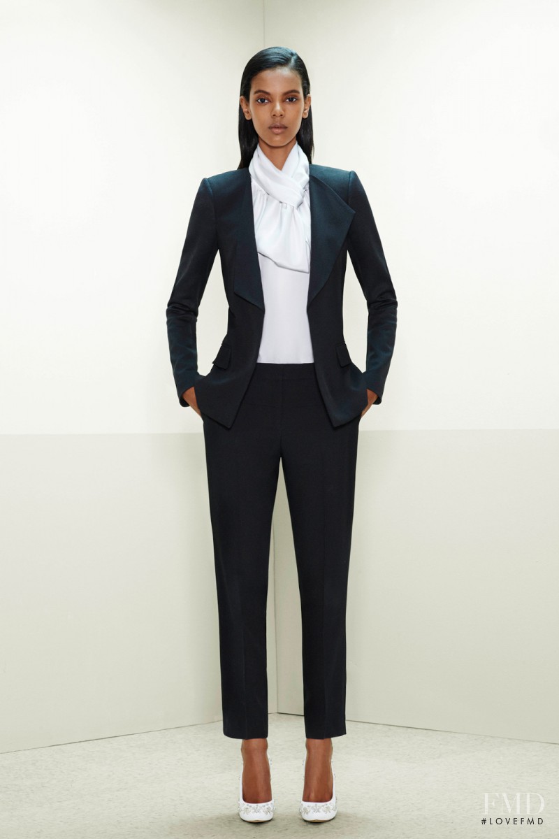 Grace Mahary featured in  the Prabal Gurung fashion show for Pre-Fall 2014