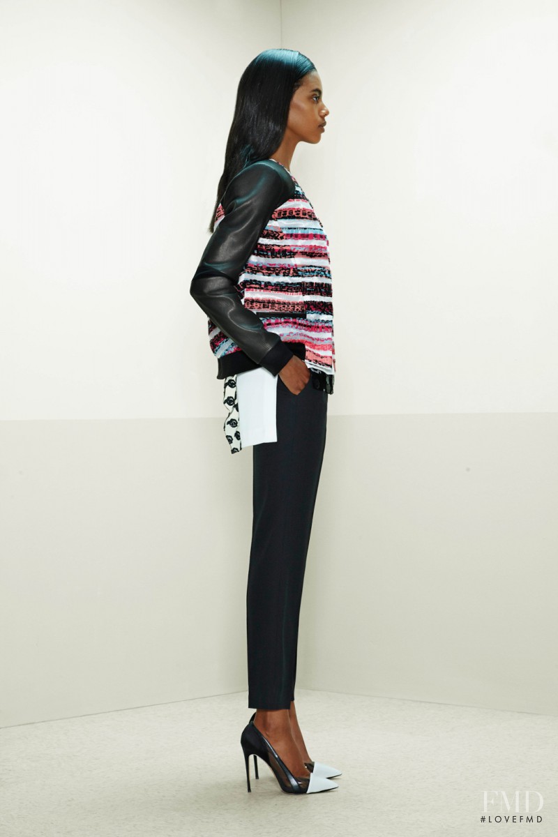 Grace Mahary featured in  the Prabal Gurung fashion show for Pre-Fall 2014