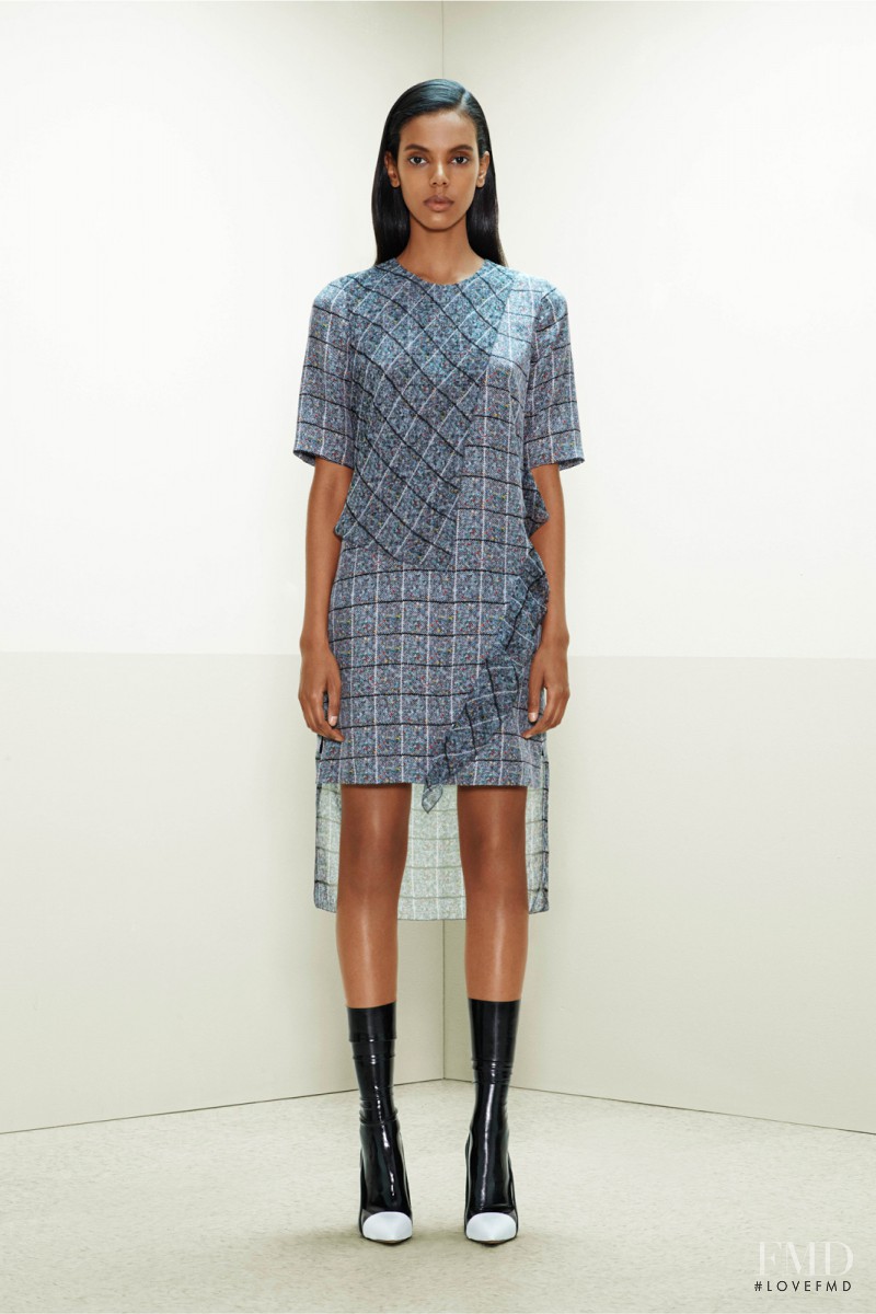 Grace Mahary featured in  the Prabal Gurung fashion show for Pre-Fall 2014