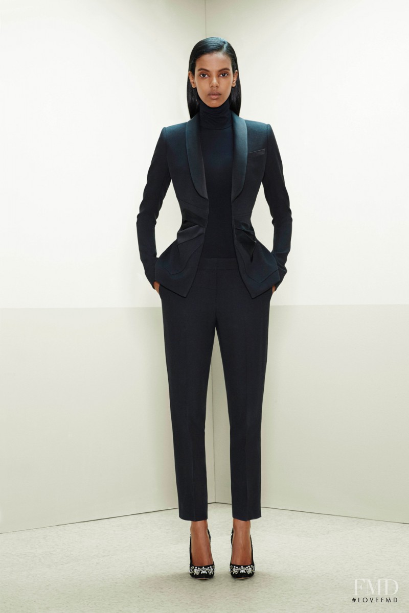 Grace Mahary featured in  the Prabal Gurung fashion show for Pre-Fall 2014