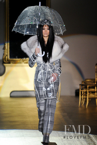 Ming Xi featured in  the Roberto Verino fashion show for Autumn/Winter 2012