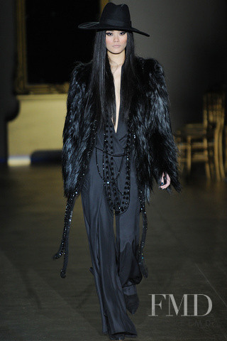 Ming Xi featured in  the Roberto Verino fashion show for Autumn/Winter 2012