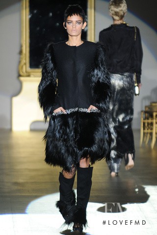 Wanessa Milhomem featured in  the Roberto Verino fashion show for Autumn/Winter 2012