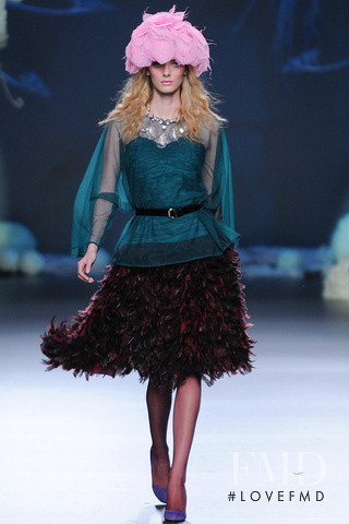Denisa Dvorakova featured in  the Francis Montesinos fashion show for Autumn/Winter 2012