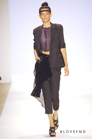 Wanessa Milhomem featured in  the Charlotte Ronson fashion show for Spring/Summer 2010
