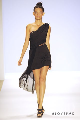 Wanessa Milhomem featured in  the Charlotte Ronson fashion show for Spring/Summer 2010
