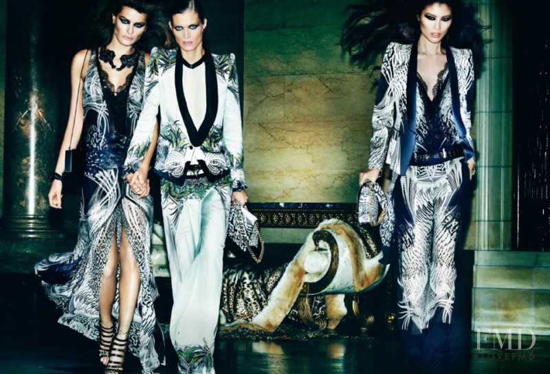 Isabeli Fontana featured in  the Roberto Cavalli advertisement for Spring/Summer 2013