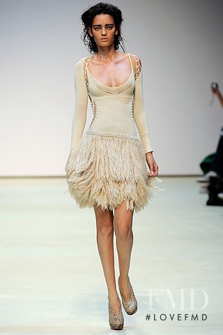 Wanessa Milhomem featured in  the Mark Fast fashion show for Spring/Summer 2010