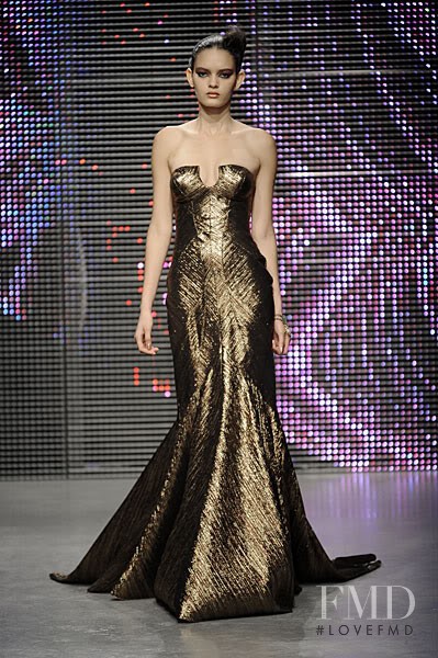 Wanessa Milhomem featured in  the Ashley Isham fashion show for Autumn/Winter 2010