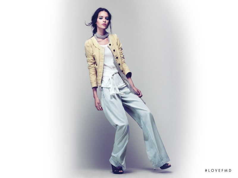 Wanessa Milhomem featured in  the Intropia Silver Line lookbook for Spring/Summer 2010