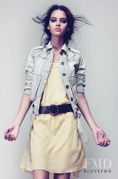 Wanessa Milhomem featured in  the Intropia Silver Line lookbook for Spring/Summer 2010