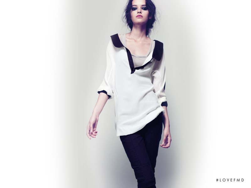 Wanessa Milhomem featured in  the Intropia Silver Line lookbook for Spring/Summer 2010