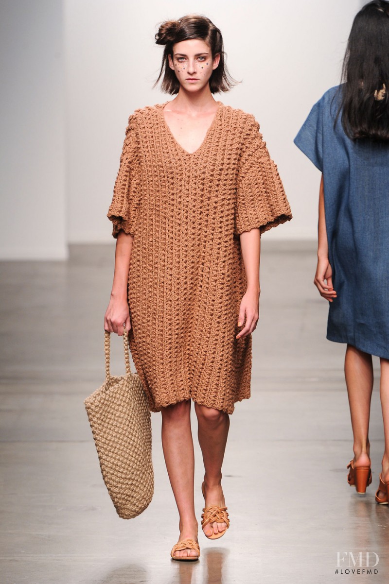 Cristina Herrmann featured in  the A Dï¿½tacher fashion show for Spring/Summer 2015