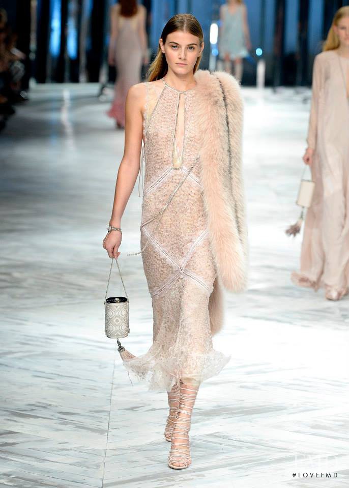 Kori Richardson featured in  the Roberto Cavalli fashion show for Spring/Summer 2014