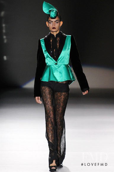 Wanessa Milhomem featured in  the Maya Hansen fashion show for Autumn/Winter 2012