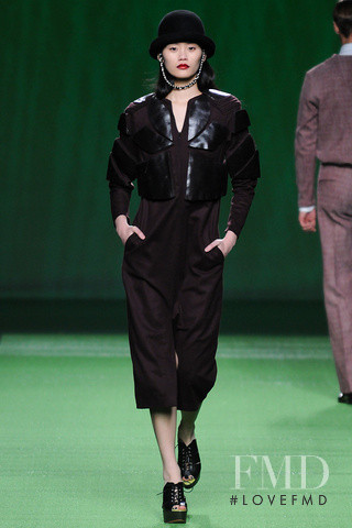 Ming Xi featured in  the Martin Lamothe fashion show for Autumn/Winter 2012