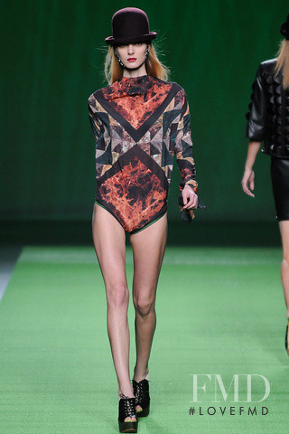 Denisa Dvorakova featured in  the Martin Lamothe fashion show for Autumn/Winter 2012