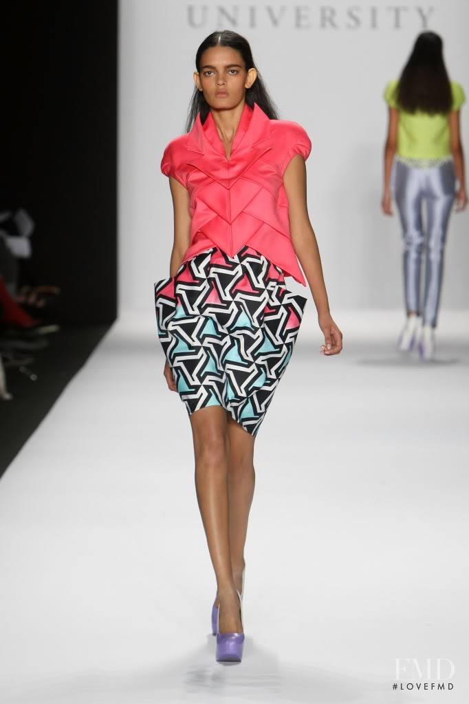 Wanessa Milhomem featured in  the Academy of Arts University fashion show for Spring/Summer 2010