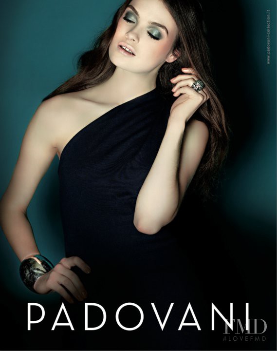 Marianna Eremenko featured in  the Padovani Collection advertisement for Spring/Summer 2014