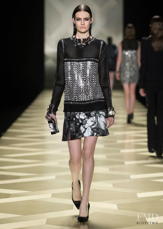 Maria Bradley featured in  the Roberto Cavalli fashion show for Autumn/Winter 2013