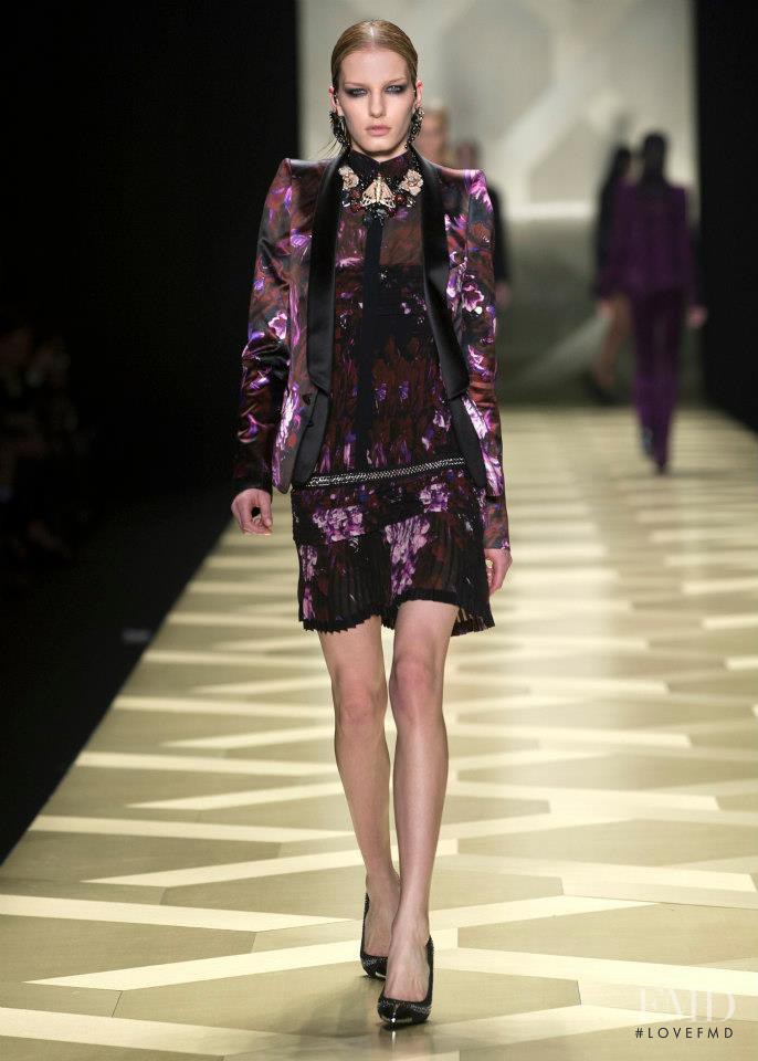 Marique Schimmel featured in  the Roberto Cavalli fashion show for Autumn/Winter 2013