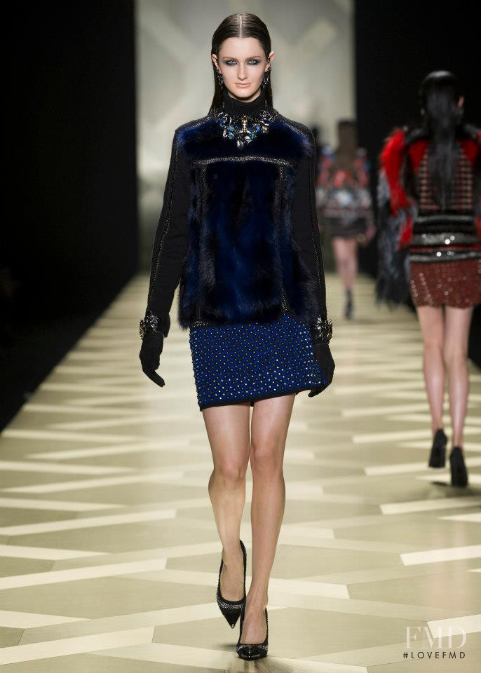 Mackenzie Drazan featured in  the Roberto Cavalli fashion show for Autumn/Winter 2013