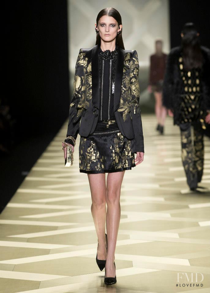 Marie Piovesan featured in  the Roberto Cavalli fashion show for Autumn/Winter 2013