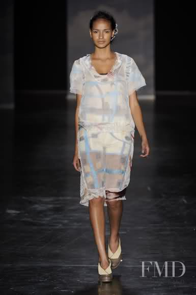 Gracie Carvalho featured in  the Fernanda Yamamoto fashion show for Spring/Summer 2011