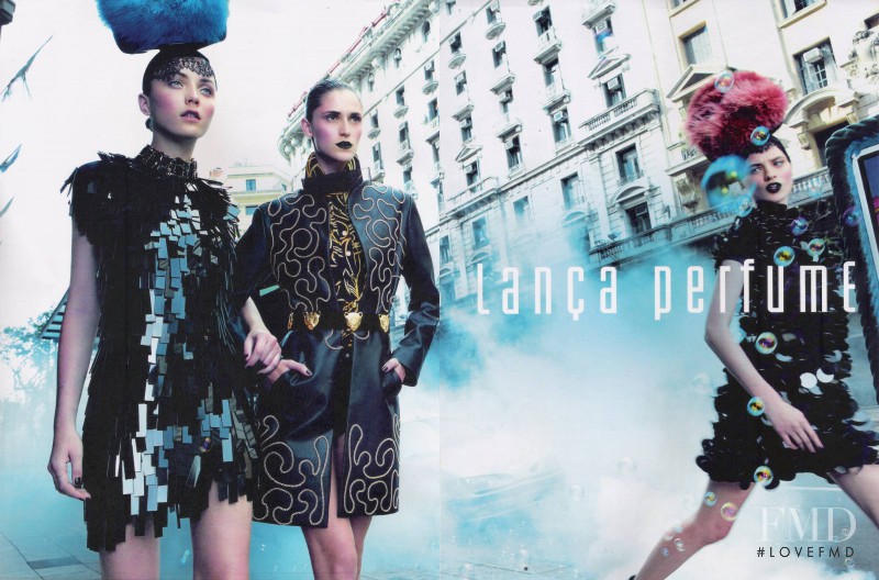 Andressa Fontana featured in  the Lanca Perfume advertisement for Autumn/Winter 2012