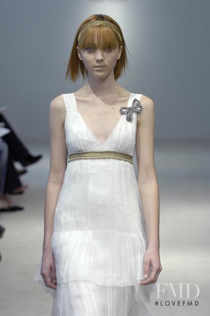 Andressa Fontana featured in  the Vera Wang Bridal House fashion show for Autumn/Winter 2007