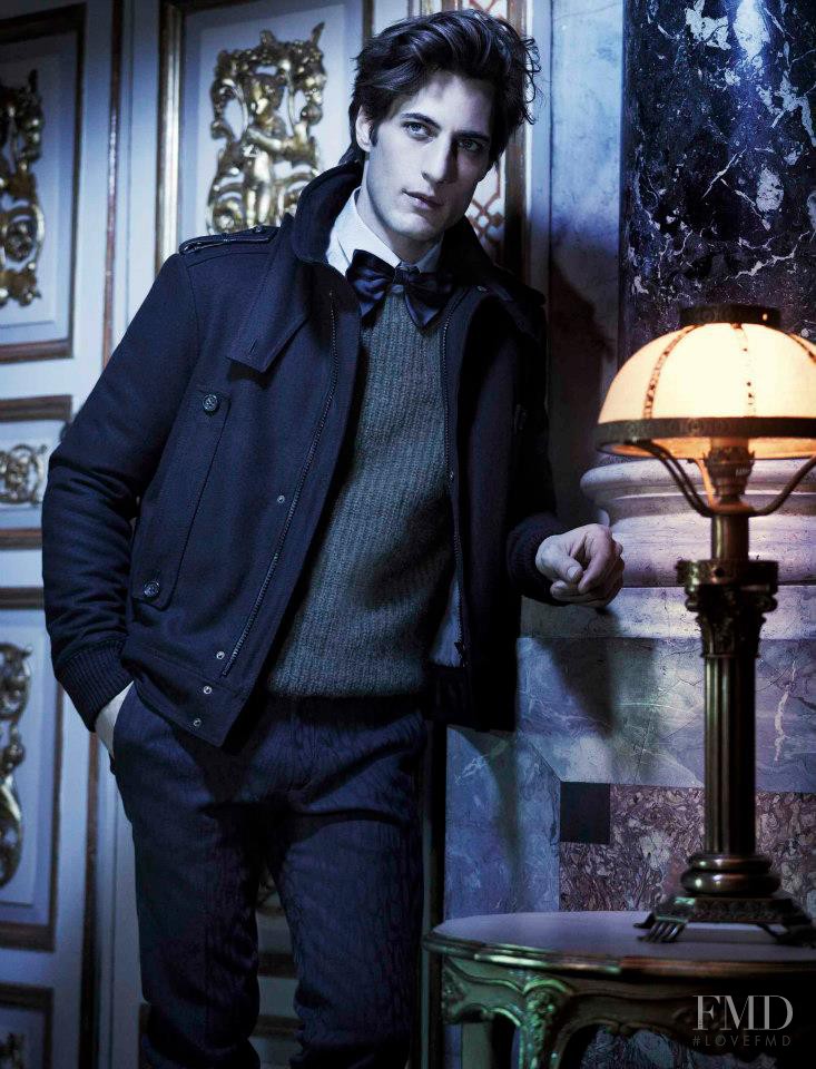 Vika Kuropyatnikova featured in  the Roberto Cavalli Class advertisement for Autumn/Winter 2012