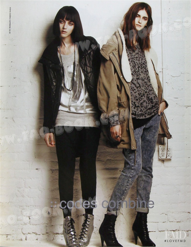 Andressa Fontana featured in  the Codes Combine advertisement for Autumn/Winter 2009