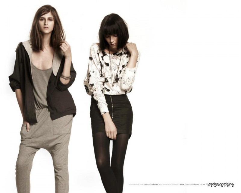 Andressa Fontana featured in  the Codes Combine advertisement for Autumn/Winter 2009