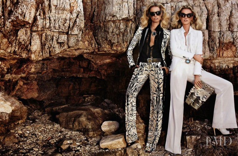 Anne Vyalitsyna featured in  the Roberto Cavalli advertisement for Resort 2013