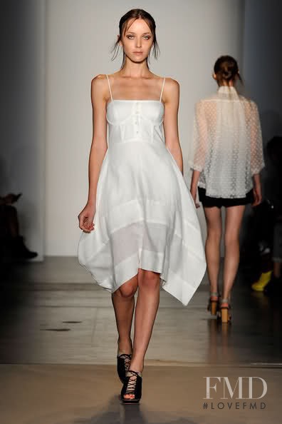Andressa Fontana featured in  the Rachel Comey fashion show for Spring/Summer 2011
