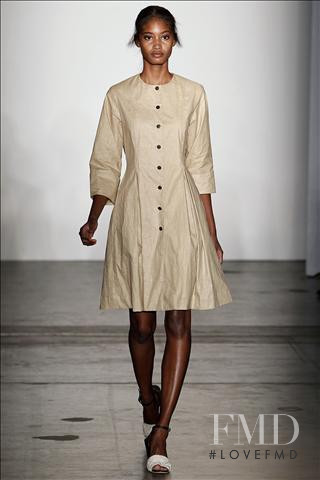 Melodie Monrose featured in  the Rachel Comey fashion show for Spring/Summer 2011