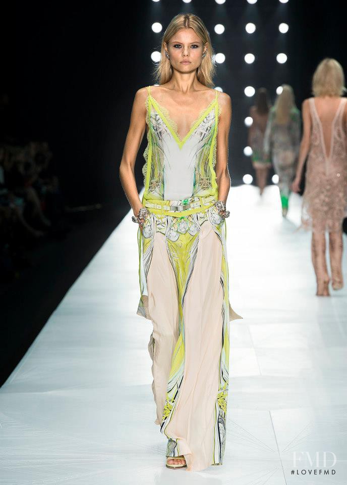 Magdalena Frackowiak featured in  the Roberto Cavalli fashion show for Spring/Summer 2013