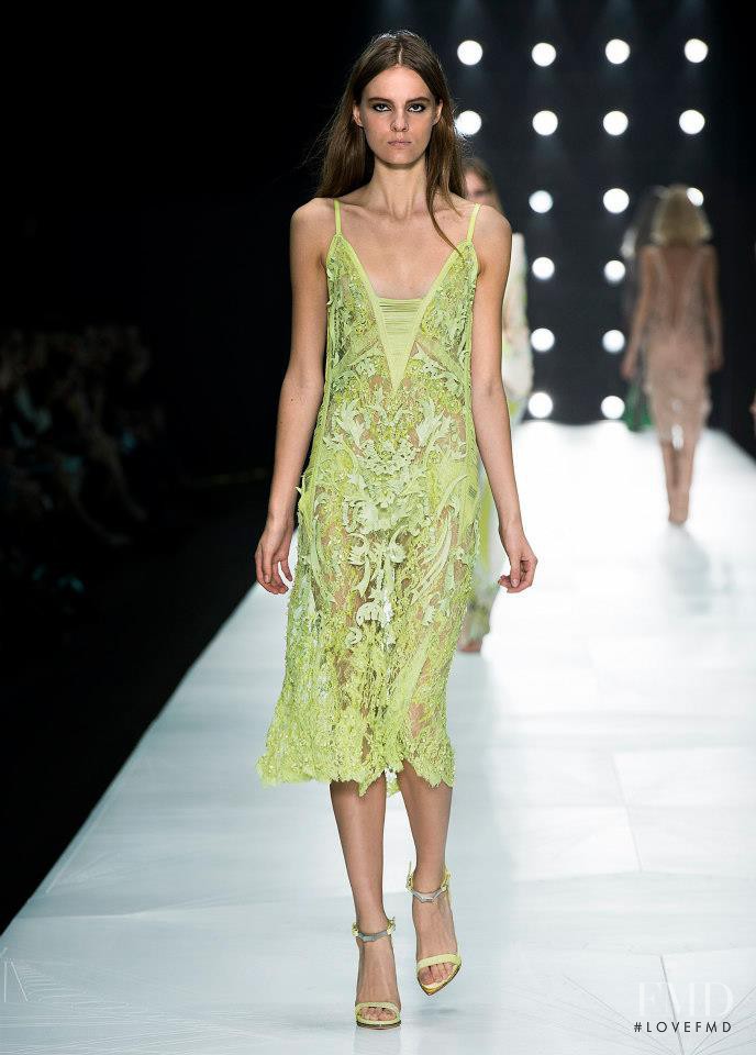 Tilda Lindstam featured in  the Roberto Cavalli fashion show for Spring/Summer 2013