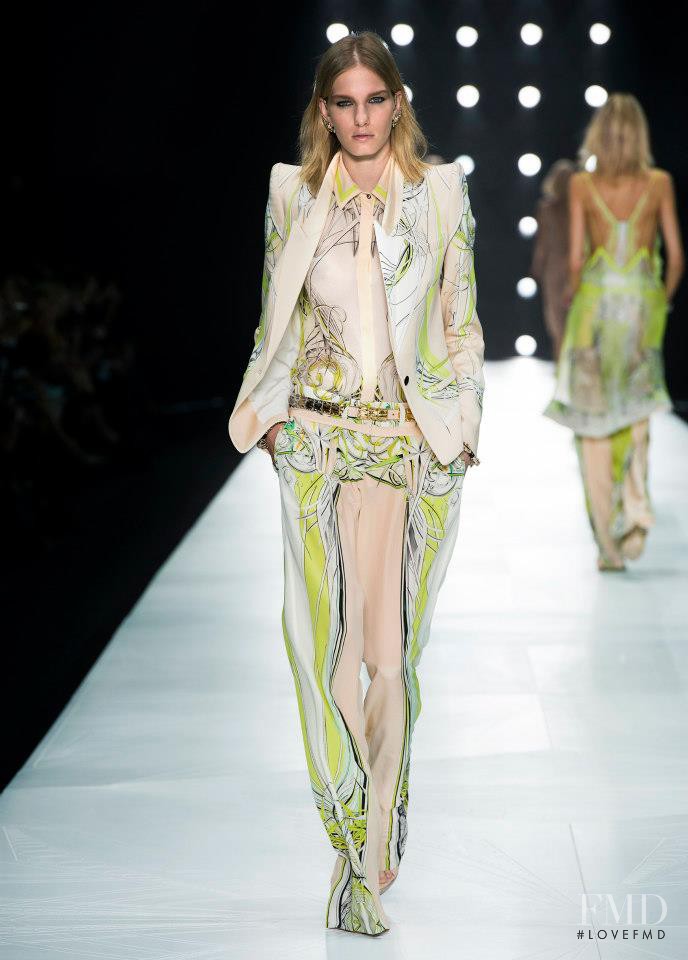Marique Schimmel featured in  the Roberto Cavalli fashion show for Spring/Summer 2013