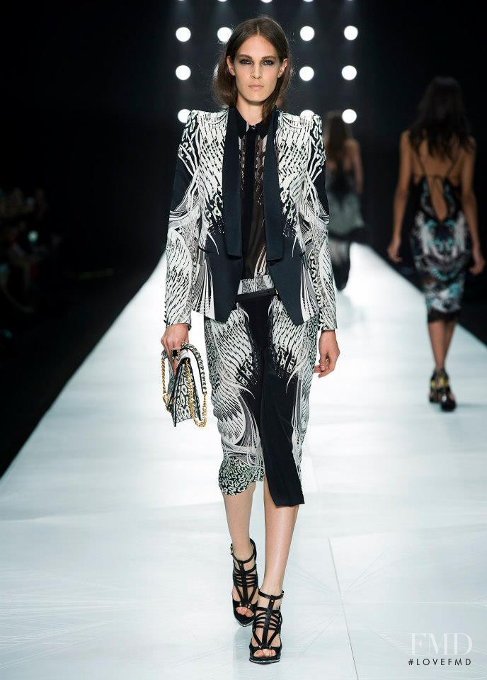 Othilia Simon featured in  the Roberto Cavalli fashion show for Spring/Summer 2013