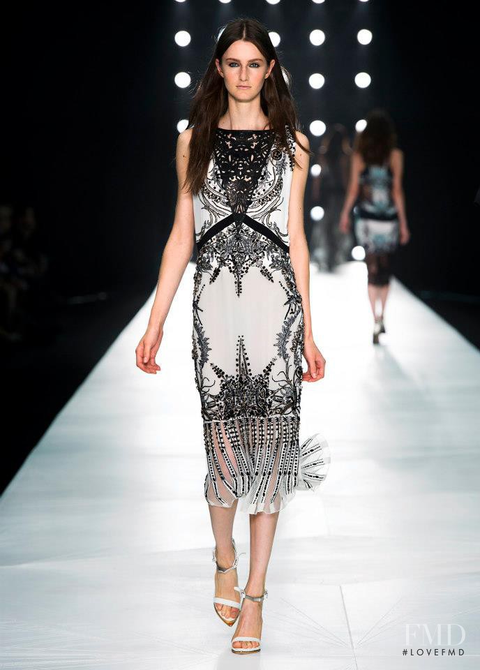 Mackenzie Drazan featured in  the Roberto Cavalli fashion show for Spring/Summer 2013